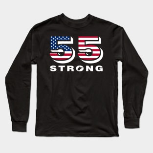 55 Strong - West Virginia 55 United - WV STRONG - 55 Strong Shirt Long Sleeve T-Shirt